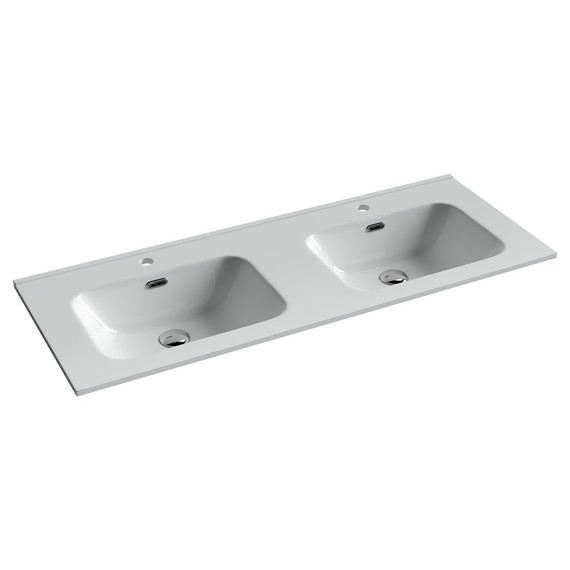 Тумба подвесная с раковиной Sancos Norma 2.0 120 см NR2.0120-2W - фото 2