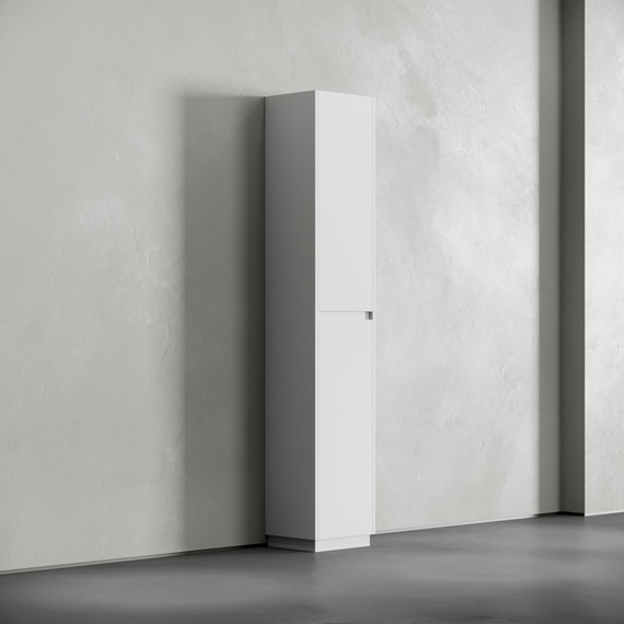 Пенал напольный Sancos Libra Floor 35 см PLB35FW, белый глянец - фото 3