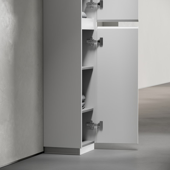 Пенал напольный Sancos Libra Floor 35 см PLB35FW, белый глянец - фото 6