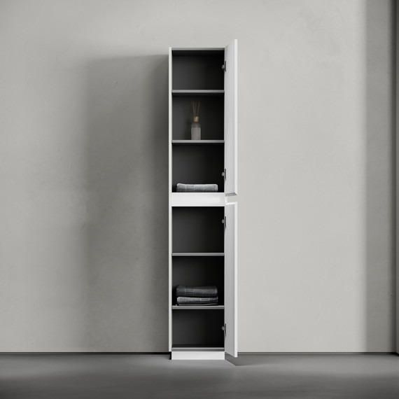 Пенал напольный Sancos Libra Floor 35 см PLB35FW, белый глянец - фото 8