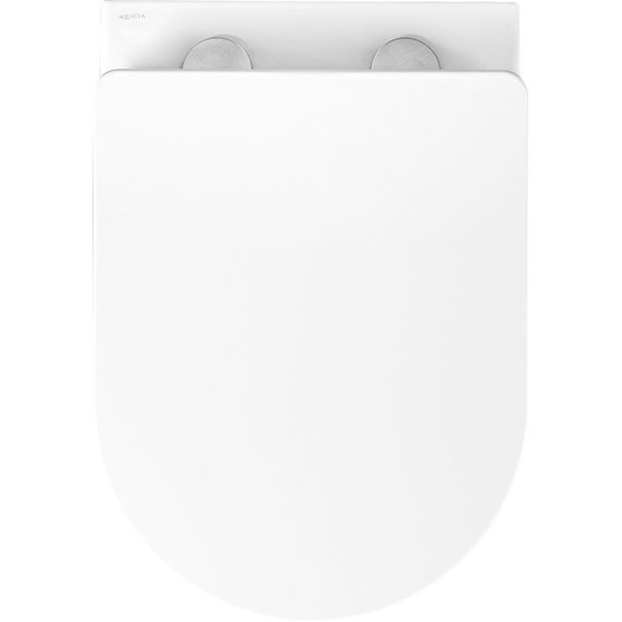 Инсталляция с подвесным унитазом комплект: Aquatek Set INS-0000012 с подвесным безободковым унитазом Европа AQ1901-00 сиденье микролифт, крепление, кнопка смыва хром матовый - фото 4