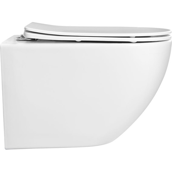 Инсталляция с подвесным унитазом комплект: Aquatek Set INS-0000012 с подвесным безободковым унитазом Европа AQ1901-00 сиденье микролифт, крепление, кнопка смыва хром матовый - фото 6