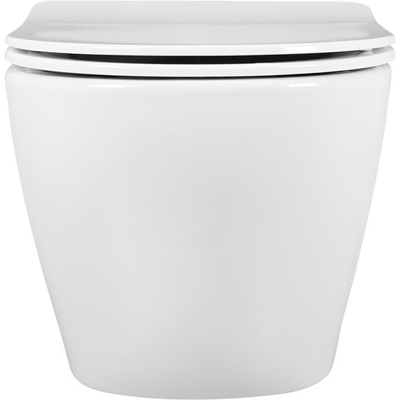 Инсталляция с подвесным унитазом комплект: Aquatek Set INS-0000012 с подвесным безободковым унитазом Европа AQ1901-00 сиденье микролифт, крепление, кнопка смыва хром матовый - фото 8