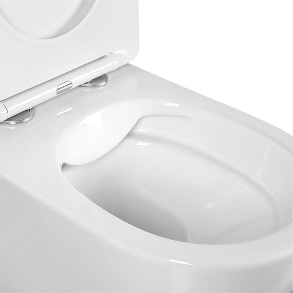 Инсталляция с подвесным унитазом комплект: Aquatek Set INS-0000012 с подвесным безободковым унитазом Европа AQ1901-00 сиденье микролифт, крепление, кнопка смыва хром матовый - фото 9