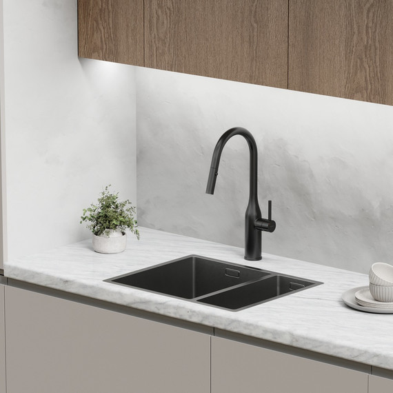 Смеситель для кухни Sancos Grand SC4002MB, чёрный матовый - фото 6