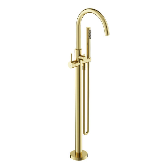 Смеситель для ванны Sancos Etna SC9009BG, брашированное золото - фото 