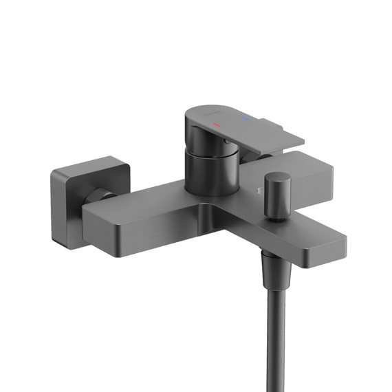 Смеситель для ванны Sancos Studio SC9018GG, вороненая сталь - фото 