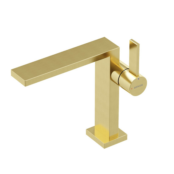 Смеситель для раковины Sancos Linn SC9019BG, брашированное золото - фото 2
