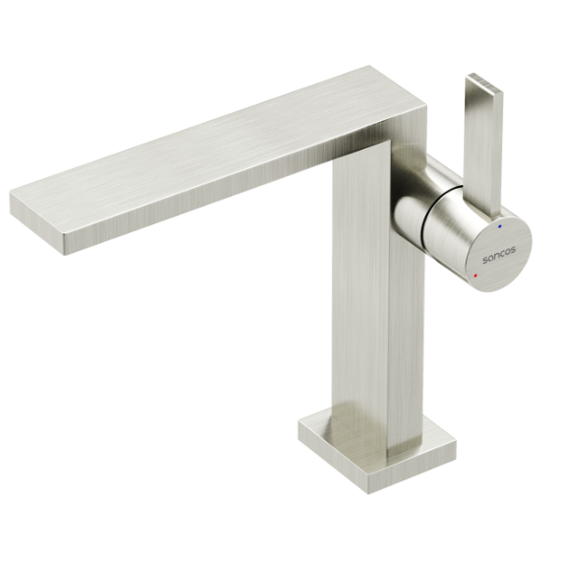 Смеситель для раковины Sancos Linn SC9019BN, брашированный никель - фото 