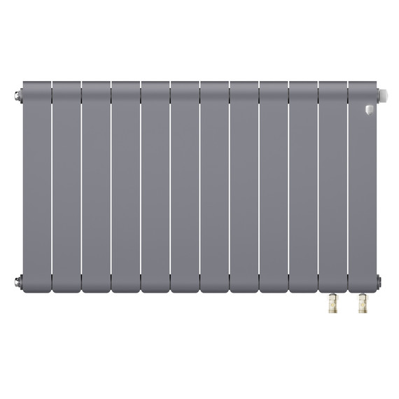 Радиатор Royal Thermo Infinity 500 Silver Satin VR80 580x591 мм (12 секций) - фото 