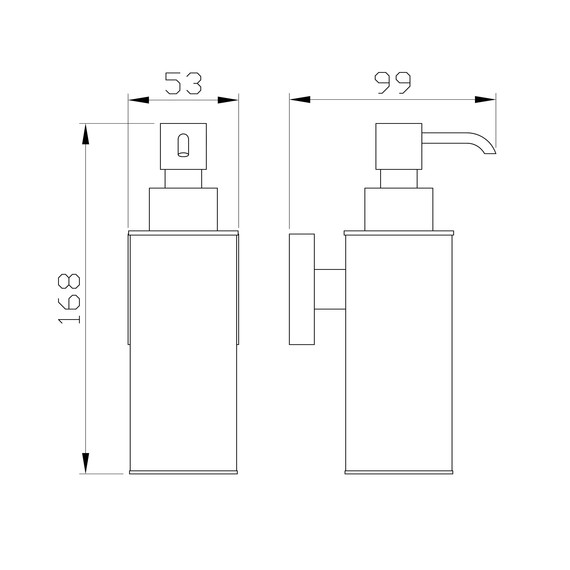 Дозатор для жидкого мыла Wonzon & Woghand Polo WW-8932-BN, цвет никель брашированный - фото 4