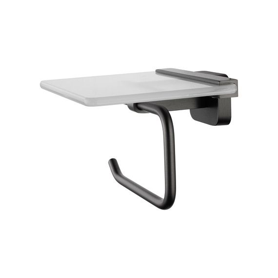 Держатель для туалетной бумаги Wonzon & Woghand Graffity WW-9326, цвет тёмный графит брашированный - фото 3