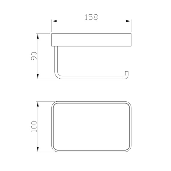 Держатель для туалетной бумаги Wonzon & Woghand Roma WW-7236, цвет бронза глянцевая - фото 4