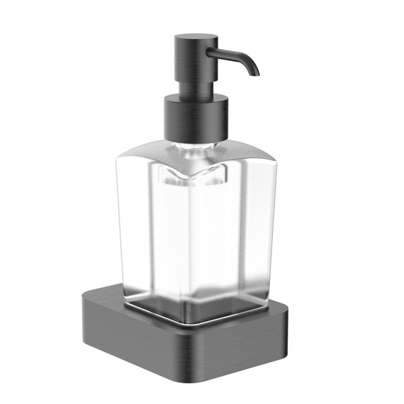 Дозатор для жидкого мыла Wonzon & Woghand Lotte WW-8333-BGM, цвет тёмный графит брашированный - фото 