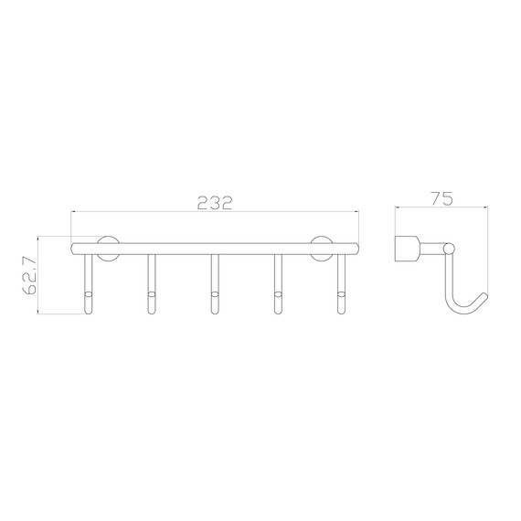 Набор крючков Wonzon & Woghand WW-9382-5 - фото 2