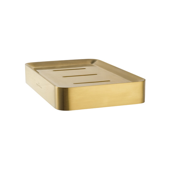 Мыльница Wonzon & Woghand Lotte WW-8324-BG, цвет золото брашированное - фото 3