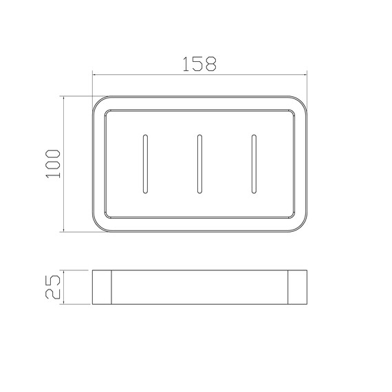 Мыльница Wonzon & Woghand Carbon WW-7732, цвет чёрный матовый - фото 2