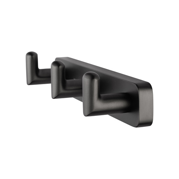 Тройной крючок Wonzon & Woghand Graffity WW-9335-BGM, цвет тёмный графит брашированный - фото 3