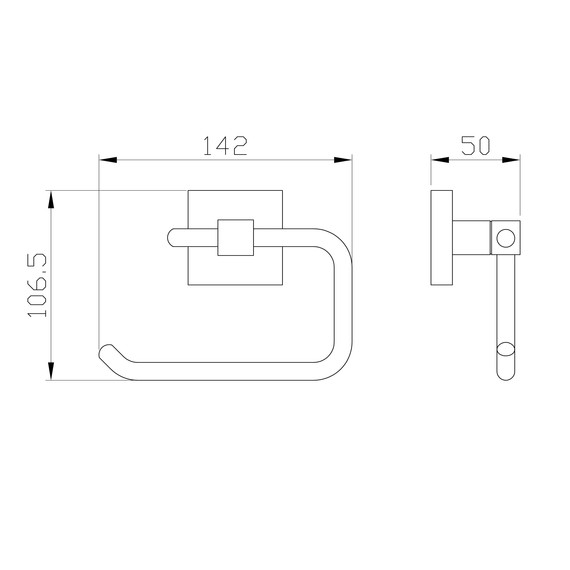 Держатель для туалетной бумаги Wonzon & Woghand Polo WW-8916-BN, цвет никель брашированный - фото 4
