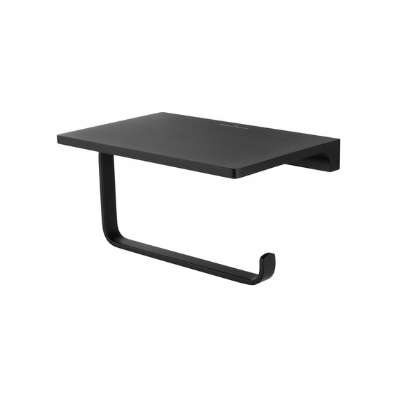 Держатель для туалетной бумаги Wonzon & Woghand Eclipse WW-9126-BL, цвет чёрный матовый - фото 