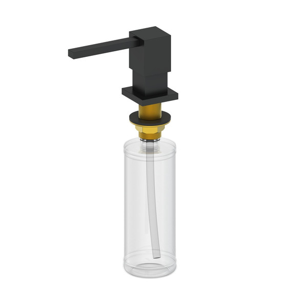 Дозатор для жидкого мыла Wonzon & Woghand WW-88SD01-MB, цвет чёрный матовый - фото 