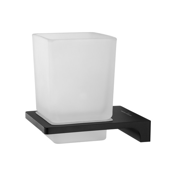 Стакан для зубных щеток Wonzon & Woghand Eclipse WW-9121-BL, цвет чёрный глянцевый - фото 3