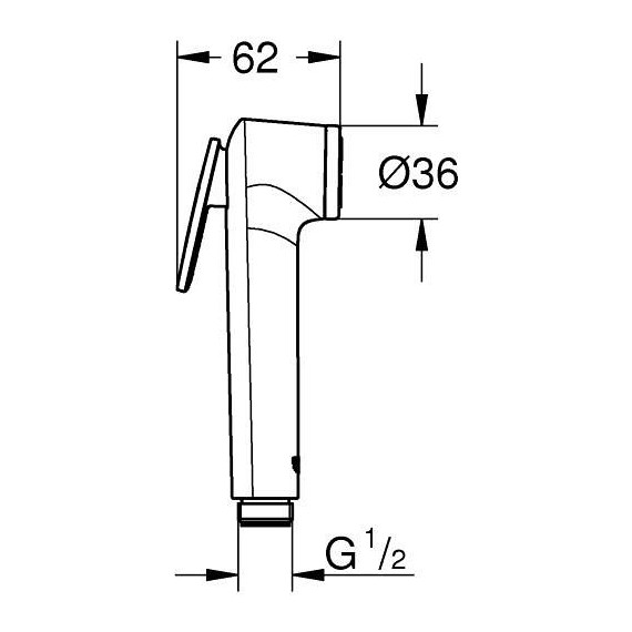 Набор для гигиенического душа Grohe BauLoop 129189 - фото 5