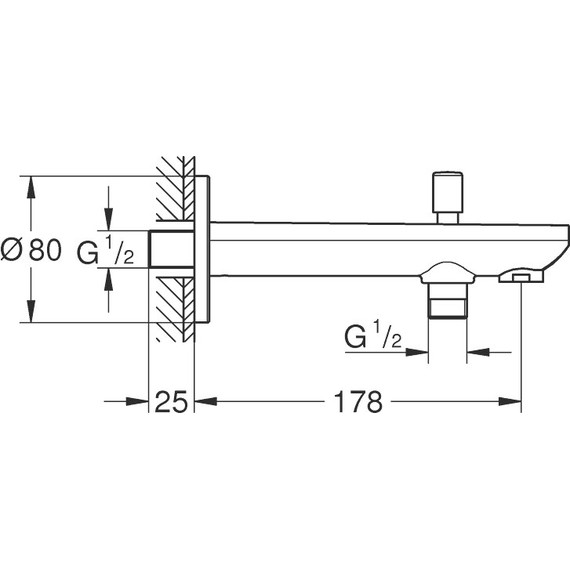 Душевая система для ванны Grohe BauEdge 1000190 - фото 11