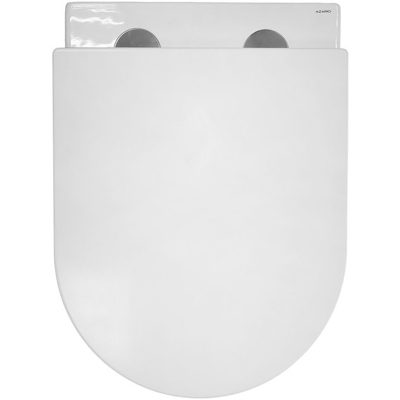 Унитаз подвесной безободковый Azario Luzio AZ-098-UQ (система смыва Торнадо) с тонкой крышкой микролифт - фото 7