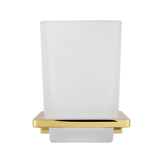 Стакан для зубных щеток Wonzon & Woghand Eclipse WW-9121-LG, цвет золото глянцевое - фото 2