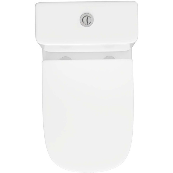 Унитаз-компакт безободковый Aquatek Optima Plus Square AQ4451-00 с тонкой крышкой микролифт (система смыва Торнадо) - фото 2