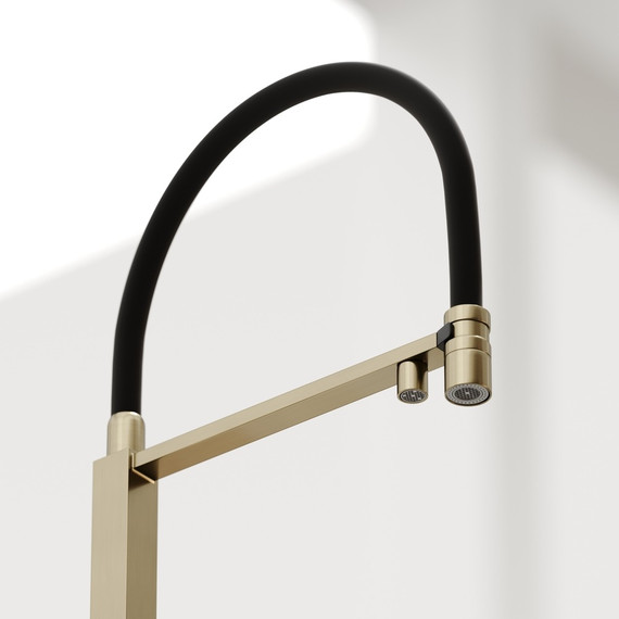 Смеситель для кухни Sancos Moro SC4006BG, брашированное золото/чёрный - фото 7