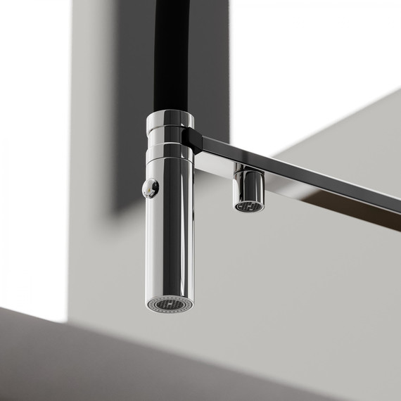 Смеситель для кухни Sancos Imola SC4010CH, хром/чёрный - фото 3