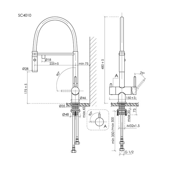 Смеситель для кухни Sancos Imola SC4010CHwh - фото 8