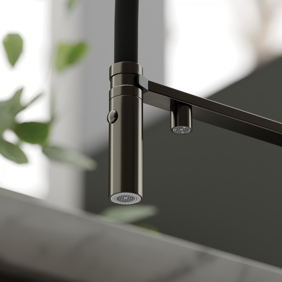 Смеситель для кухни Sancos Imola SC4010GG, вороненая сталь/чёрный - фото 4