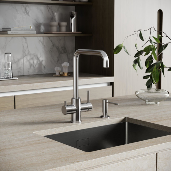 Смеситель для кухни Sancos Vela SC4013BN, брашированный никель - фото 2