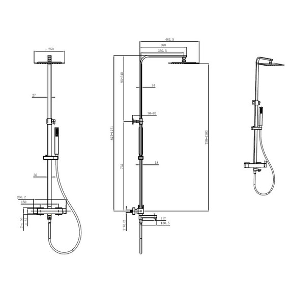 Душевая стойка Allen Brau Infinity 5.21029 - фото 13