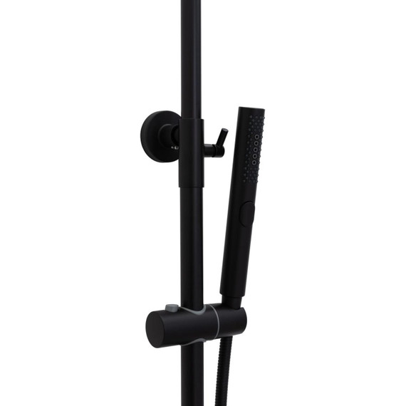 Душевая стойка Allen Brau Priority 5.31031-31, чёрный матовый - фото 3