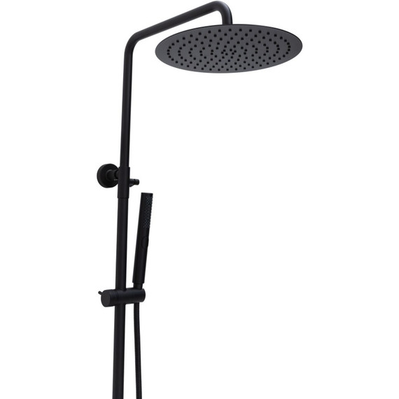 Душевая стойка c термостатом Allen Brau Priority 5.31T10-31, чёрный матовый - фото 2