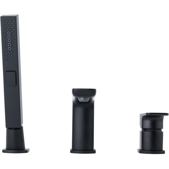 Смеситель для ванны Allen Brau Infinity 5.21008-31, чёрный матовый - фото 4