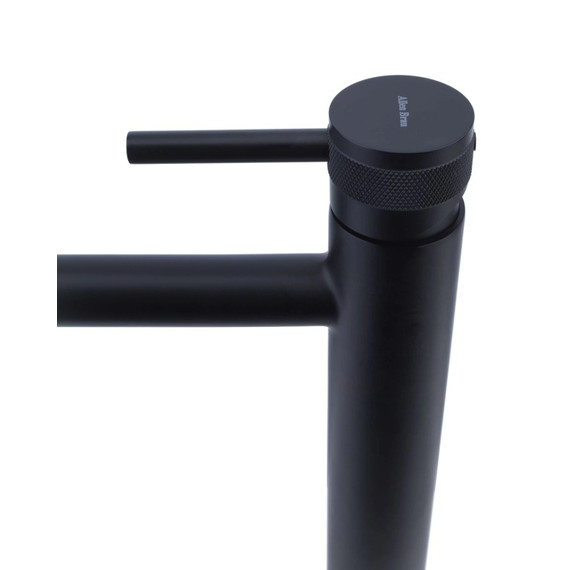 Смеситель для раковины высокий Allen Brau Priority 5.31002-31, чёрный матовый - фото 5