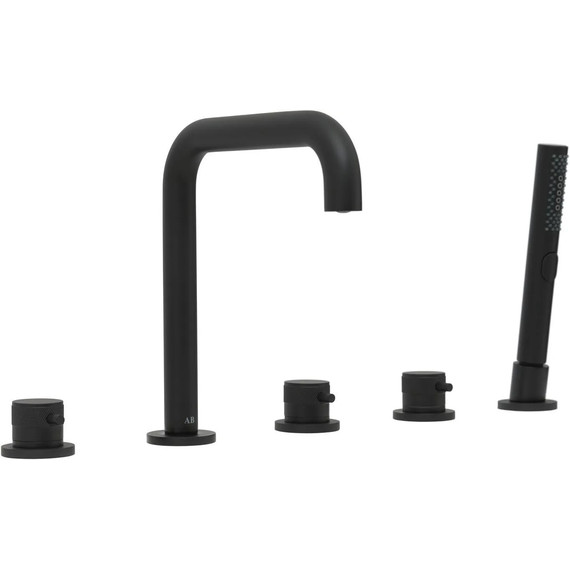 Смеситель для ванны Allen Brau Priority 5.31007-31, чёрный матовый - фото 