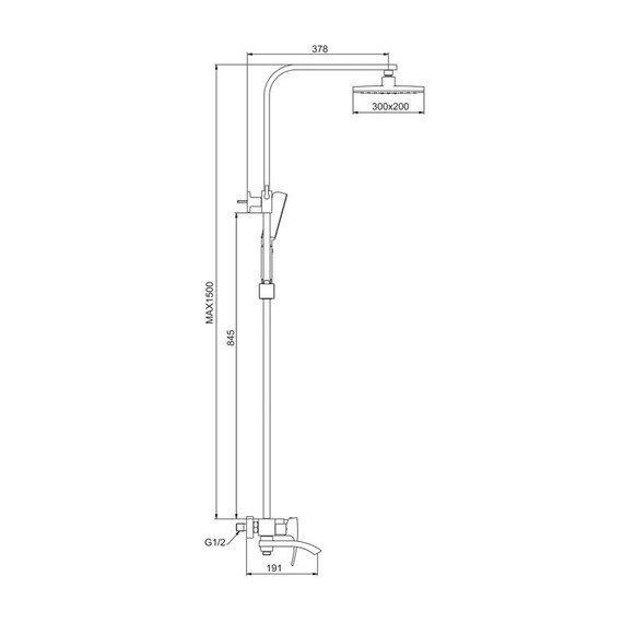 Душевая стойка Gappo Jacob G2407-8, белый/хром - фото 13