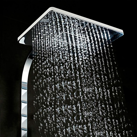 Душевая стойка Gappo Jacob G2407-8, белый/хром - фото 5