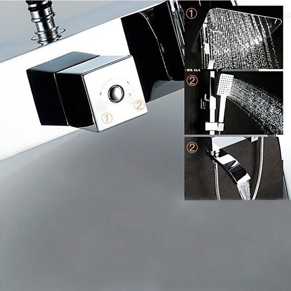 Душевая стойка со смесителем Gappo G2407 - фото 10