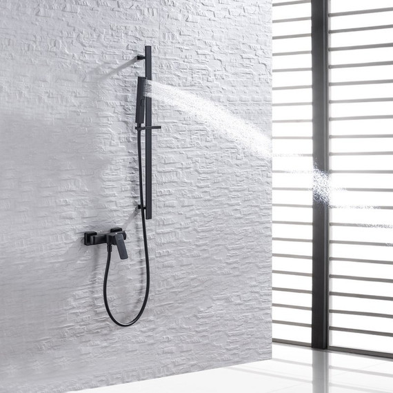 Смеситель для душа Allen Brau Infinity 5.21010-31, чёрный матовый - фото 6