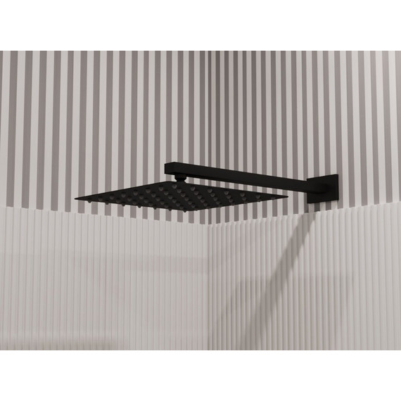 Верхний душ Allen Brau Infinity 250х250 мм 5.21019-31, чёрный матовый - фото 5