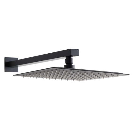 Верхний душ Allen Brau Infinity 250х250 мм 5.21019-31, чёрный матовый - фото 3