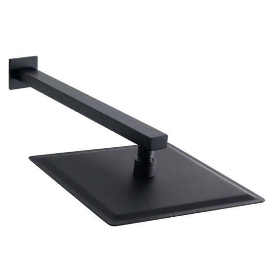 Верхний душ Allen Brau Infinity 250х250 мм 5.21019-31, чёрный матовый - фото 4