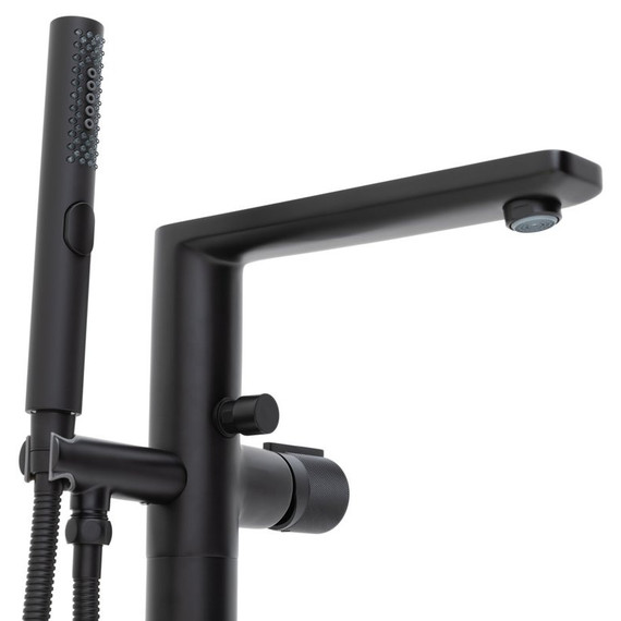 Смеситель для ванны Allen Brau Liberty 5.33012-31 (со скрытой частью) чёрный матовый - фото 3